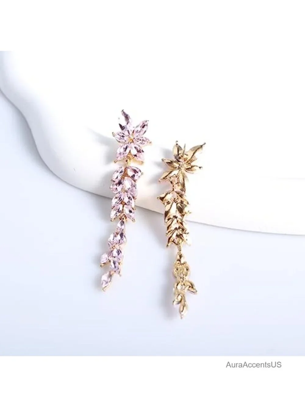 Rhinestone Drop Dangle Earrings Sparkly Crystal Chandelier Bridal Wedding